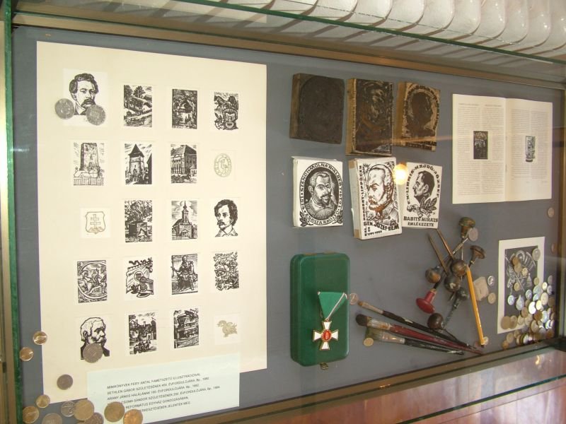 Zempléni Múzeum, vitrine